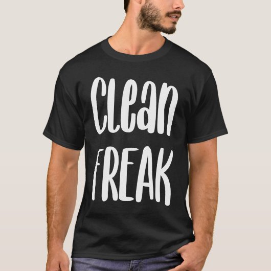 春清掃用クリーンフリーク Tシャツ (正面)