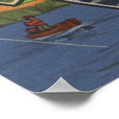 春湖，ニュージャージー – ラージレターシーン ポスター (角)