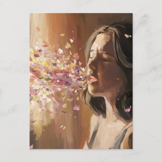 春熱ウーマン超現実的 ポストカード (正面)