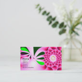 春熱カラフル抽象芸術 名刺 (スタンド正面)