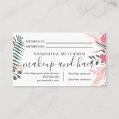 春熱帯フローラハート共有愛 紹介カード (裏面)