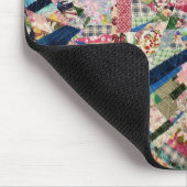 春熱狂するカラーのキルト マウスパッド (コーナー)