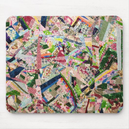 春熱狂するカラーのキルト マウスパッド (正面)