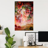 春熱 – キャンバス印刷 ポスター (ホームオフィス)