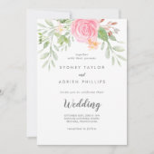 春牡丹インフォーマル結婚ズ 招待状 (正面)