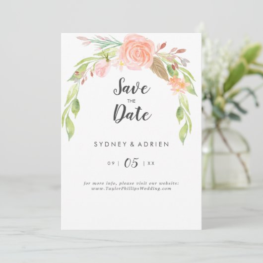 春牡丹ウェディング日付を保存 セーブザデート (スタンド正面)