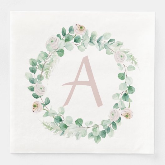 春牡丹リースと文字のカスタマイズ (正面)