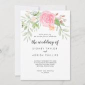 春牡丹結婚の招待状 招待状 (正面)