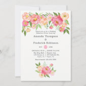春牡丹結婚花のリハーサル 招待状 (正面)