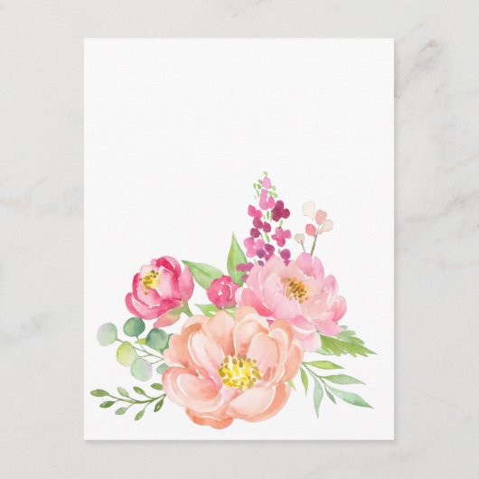 春牡丹花結婚ズゲスト詳細 エンクロージャーカード (裏面)