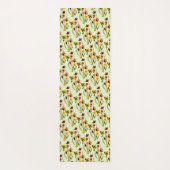 春牧草地イエローワイルドフラワーウォータカラー ヨガマット (裏面)