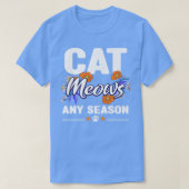 春猫動物ペット強ガーデニングおもしろい猫 Tシャツ (デザイン正面)