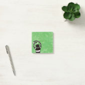 春猫好きイビル子猫グリーン ポストイット (オフィス)
