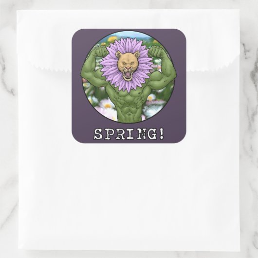 春獣 スクエアシール (バッグ)