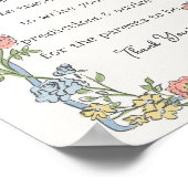 春用庭園パーティーフローラシャワーアドバイス ポスター (角)