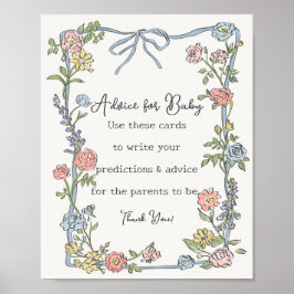 春用庭園パーティーフローラシャワーアドバイス ポスター