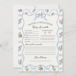 春用庭園パーティーフローラシャワーアドバイス 招待状