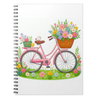 春用花鳥自転車 ノートブック