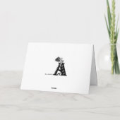 春目覚め、森の花、3月のバイオリン カード (裏面)