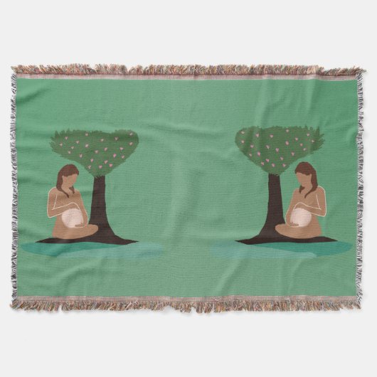 春瞑想 スローブランケット (正面)