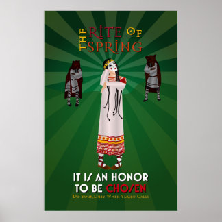 春祭異教のプロパガンダポスター ポスター