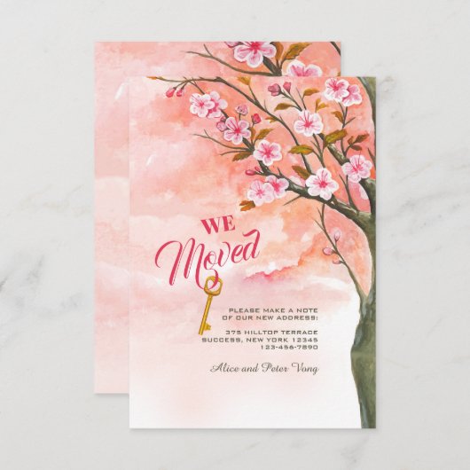 春私達は発表を動かしました 案内状 (正面/裏面)