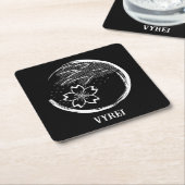 春紋 スクエアペーパーコースター (アングル)