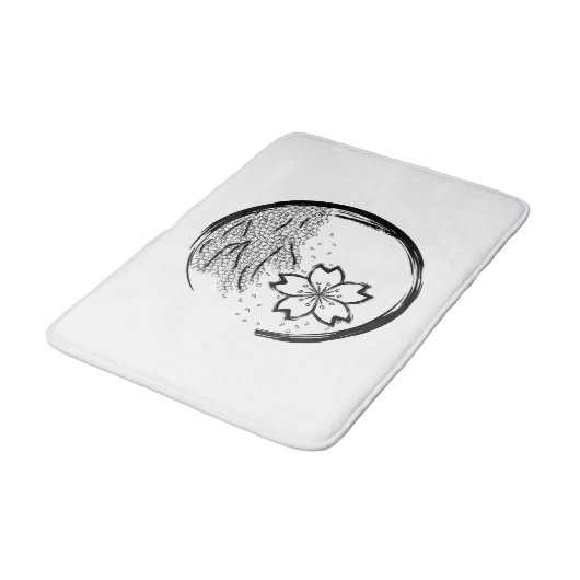 春紋 バスマット (アングル)