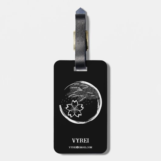 春紋 ラゲッジタグ (裏面縦)