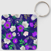 春素朴パンシーフラワーズブーケ キーホルダー (裏面)