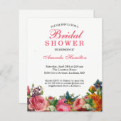 春素朴フローラピンクバードブライダルシャワー (正面/裏面)