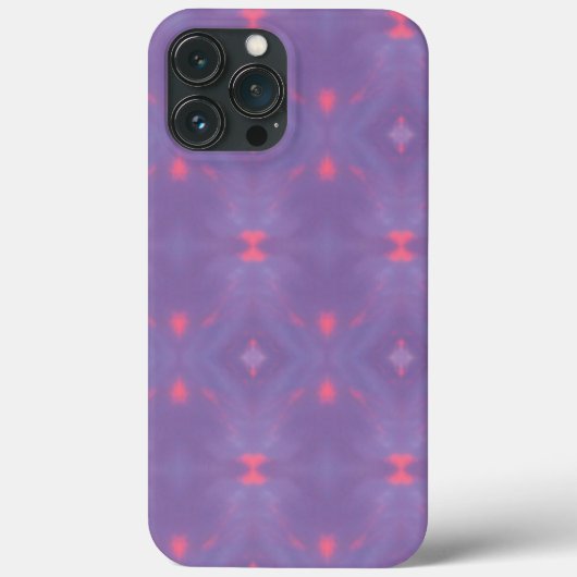 春紫とソフトピンクのパターン Case-Mate iPhoneケース (裏面)