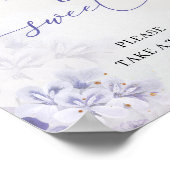 春紫ほこりっぽい青い花の愛は甘い ポスター (角)