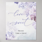 春紫ほこりっぽい青い花の愛は甘い ポスター (正面)