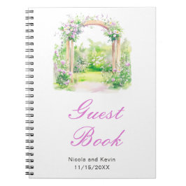 春結婚フローラアーチ ノートブック