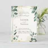 春結婚夏と緑の離れ 招待状 (スタンド正面)