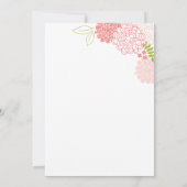 春結婚式招待状 招待状 (裏面)