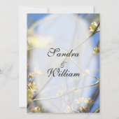 春結婚式招待状 招待状 (裏面)