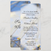 春結婚式招待状 招待状 (正面/裏面)