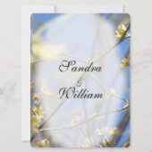 春結婚式招待状 招待状 (裏面)