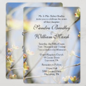 春結婚式招待状 招待状 (正面/裏面)