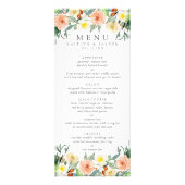 春結婚花のコレクションメニュー ラックカード (正面)