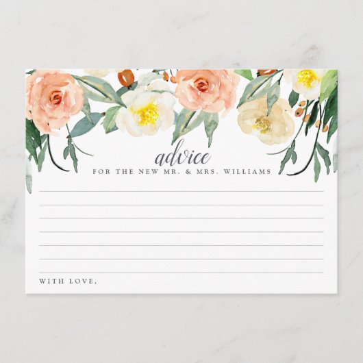 春結婚花ズコレクション アドバイスカード (正面)