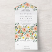 春結婚花ズコレクション オールインワン招待状 (内側)