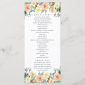 春結婚花ズコレクション プログラム (裏面)