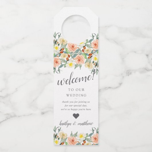 春結婚花ズコレクション ボトルネックタグ (正面)