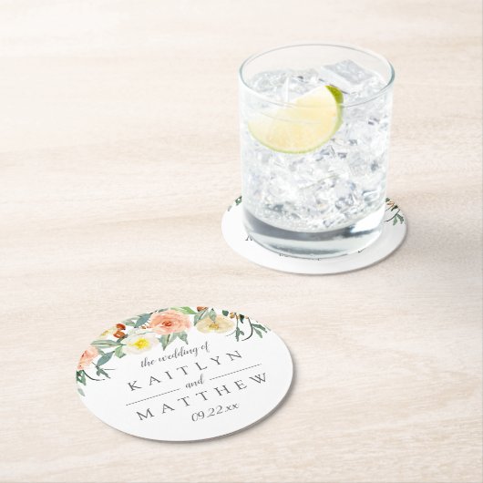 春結婚花ズコレクション ラウンドペーパーコースター (インサイチュ)