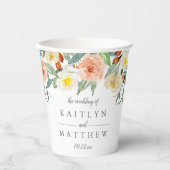 春結婚花ズコレクション 紙コップ (正面)