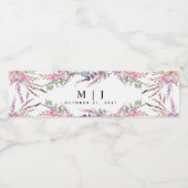 春結婚野花 ペットボトルラベル (シングルラベル)