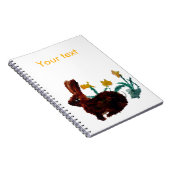 春絵画ズラビットダフォディルカスタム ノートブック (右側)